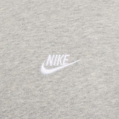 NIKE M NK CLUB FT FZ HOODIE DK GREY HEATHER/LT SMOKE GREY/ – Bild 6