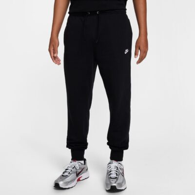 NIKE M NK CLUB FT JOGGER BLACK/BLACK/WHITE
