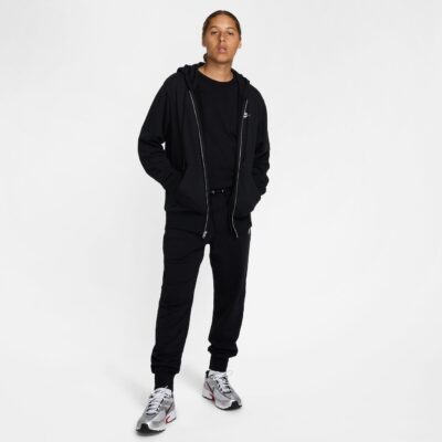 NIKE M NK CLUB FT JOGGER BLACK/BLACK/WHITE – Bild 3