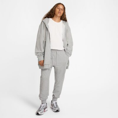 NIKE M NK CLUB FT JOGGER DK GREY HEATHER/LT SMOKE GREY/ – Bild 3
