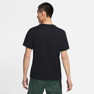 NIKE M NSW TEE ICON SWOOSH BLACK/WHITE – Bild 2