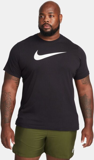 NIKE M NSW TEE ICON SWOOSH BLACK/WHITE – Bild 4
