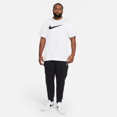 NIKE M NSW TEE ICON SWOOSH WHITE/BLACK – Bild 6