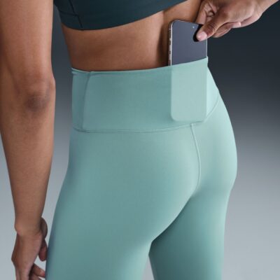 NIKE W NK DF ONE HR TIGHT WT CANNON/WHITE – Bild 8