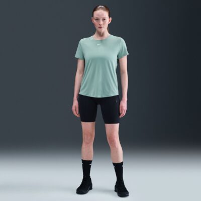 NIKE W NK ONE CLASSIC DF SS TOP WT CANNON/WHITE – Bild 3
