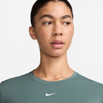 NIKE W NK ONE CLASSIC DF SS TOP WT CANNON/WHITE – Bild 5