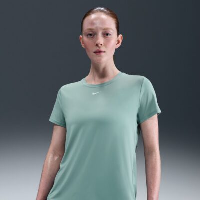 NIKE W NK ONE CLASSIC DF SS TOP WT CANNON/WHITE – Bild 6