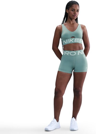 NIKE W NP SCULPT DF HR 3IN SHORT CANNON/WHITE