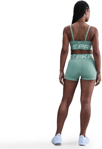 NIKE W NP SCULPT DF HR 3IN SHORT CANNON/WHITE – Bild 2