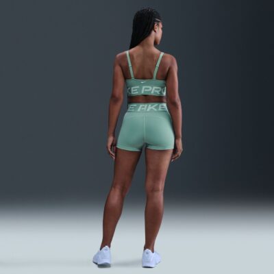 NIKE W NP SCULPT DF HR 3IN SHORT CANNON/WHITE – Bild 7