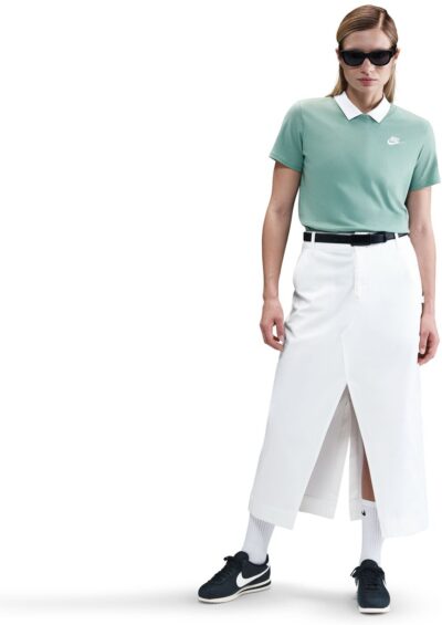 NIKE W NSW CLUB SS TEE CANNON/WHITE