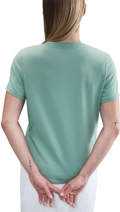 NIKE W NSW CLUB SS TEE CANNON/WHITE – Bild 4