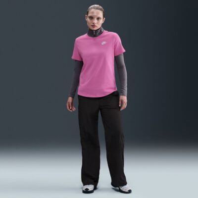 NIKE W NSW CLUB SS TEE PLAYFUL PINK – Bild 3