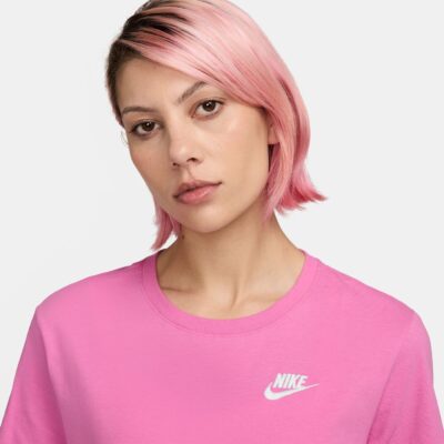 NIKE W NSW CLUB SS TEE PLAYFUL PINK – Bild 5