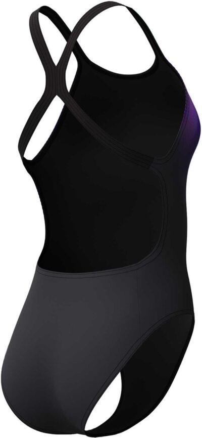 SPEEDO FL PLACEMENT PRINTED POWERBACK BLURRY GLASS- BLACK – Bild 5