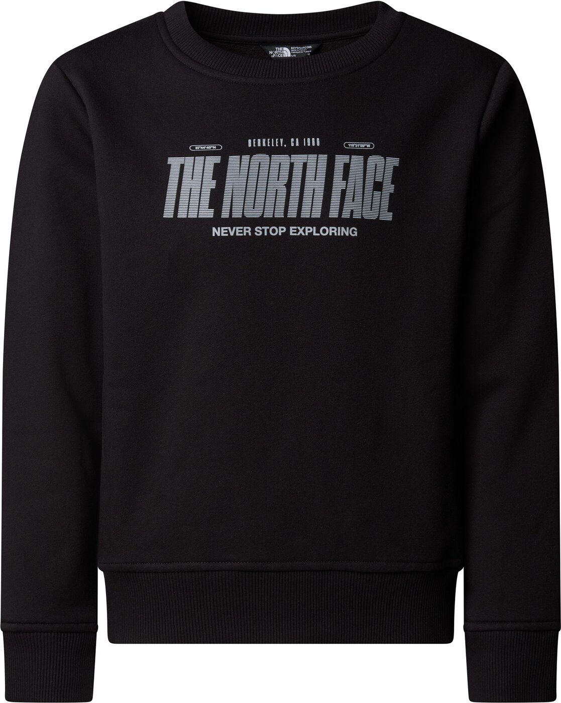 THE NORTH FACE B REFLECTIVE LOGO RELAXED CREW TNF BLACK