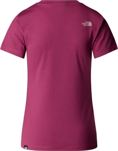 THE NORTH FACE W SS EASY TEE CYBER BERRY/METAL PINK – Bild 2