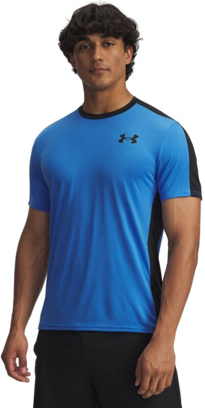 UNDER ARMOUR UA HG WORDMARK SS BLUE ATLANTIS