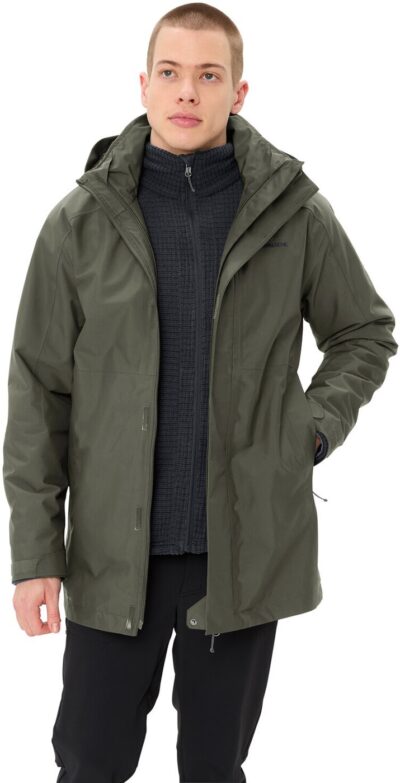 VAUDE Me Idris 3in1 Parka IV KHAKI – Bild 5