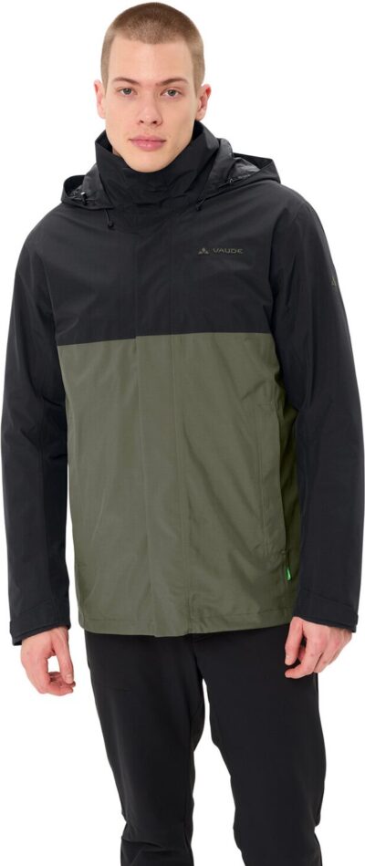 VAUDE Me Rosemoor 3in1 Jacket BLACK/KHAKI – Bild 3