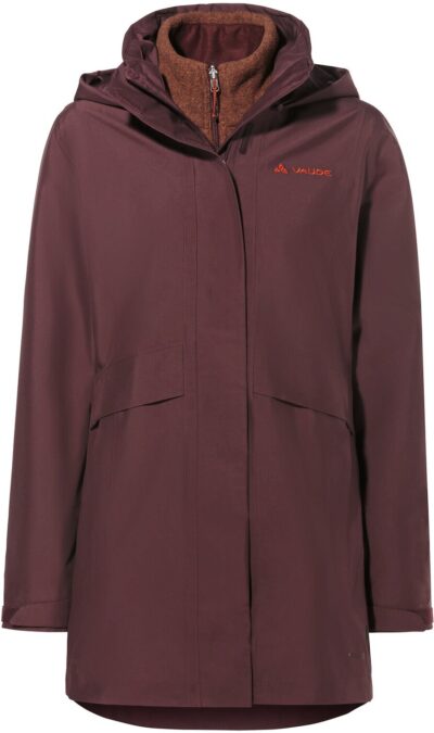 VAUDE Wo Idris 3in1 Parka IV DARK OAK