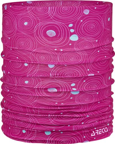 ARECO Multifunktionstuch PINK GEMUSTERT