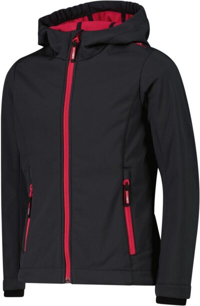 CMP KID G JACKET FIX HOOD ANTRACITE-CARMINIO – Bild 3