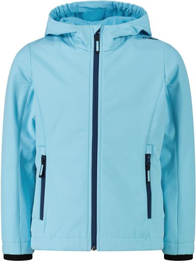 CMP KID G JACKET FIX HOOD TOPAZIO