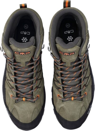 CMP RIGEL MID TREKKING SHOES WP OLIVE-FLAME – Bild 3