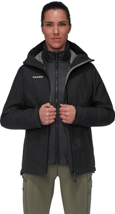 MAMMUT Alto Light 3 in 1 HS Hooded Jacket Women BLACK-BLACK – Bild 2