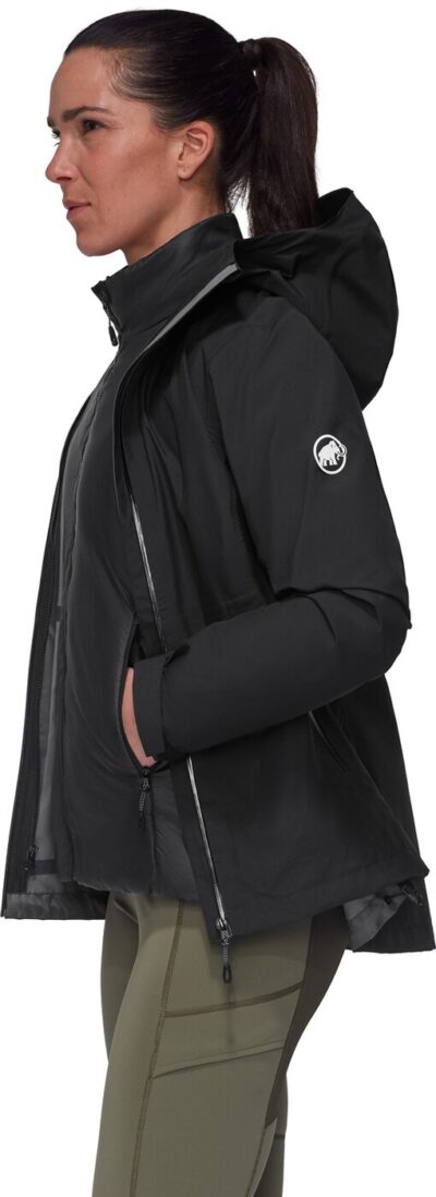 MAMMUT Alto Light 3 in 1 HS Hooded Jacket Women BLACK-BLACK – Bild 4