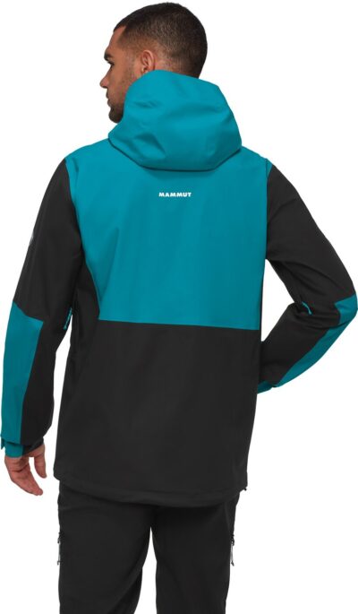 MAMMUT Linard Guide HS Hooded Jacket Men BLACK-DEEP TEAL – Bild 3