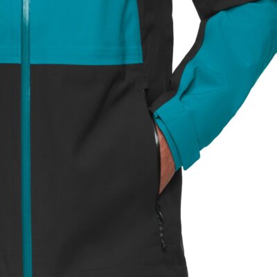 MAMMUT Linard Guide HS Hooded Jacket Men BLACK-DEEP TEAL – Bild 7