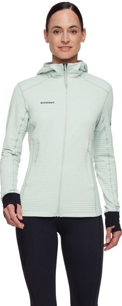 MAMMUT Taiss Light ML Hooded Jacket Women SILVER SAGE – Bild 2