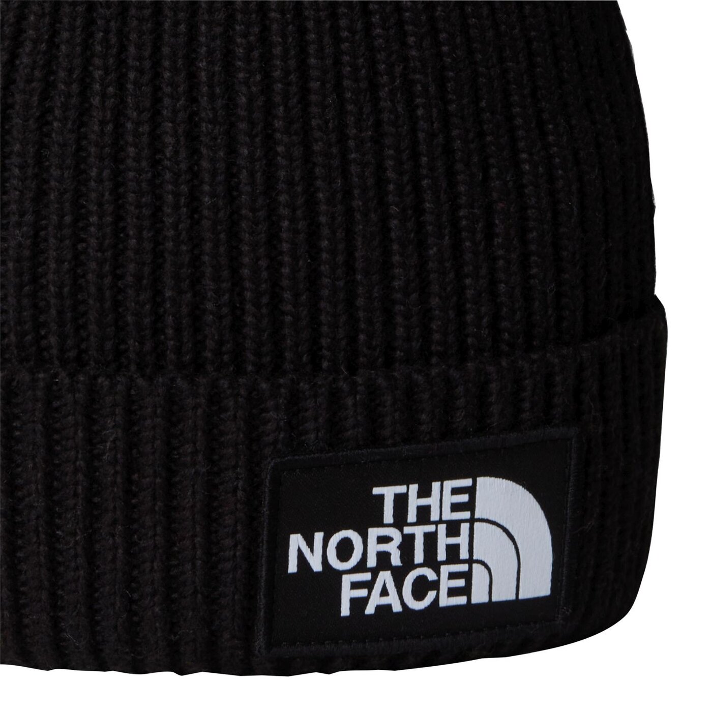 THE NORTH FACE KIDS TNF LOGO BOX CUFFED BEANI TNF BLACK – Bild 2