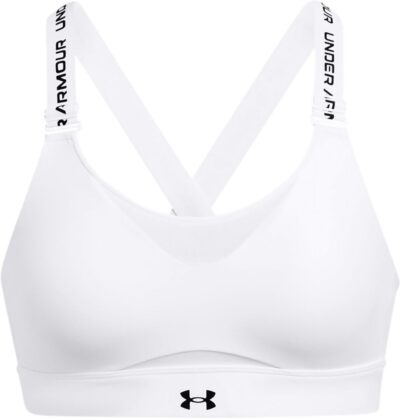 UNDER ARMOUR UA INFINITY HIGH 2.0 BRA WHITE