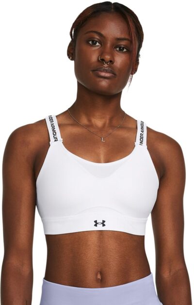 UNDER ARMOUR UA INFINITY HIGH 2.0 BRA WHITE – Bild 3