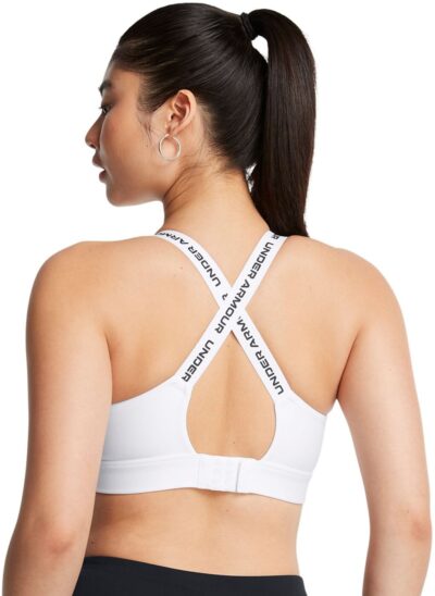 UNDER ARMOUR UA INFINITY HIGH 2.0 BRA WHITE – Bild 8