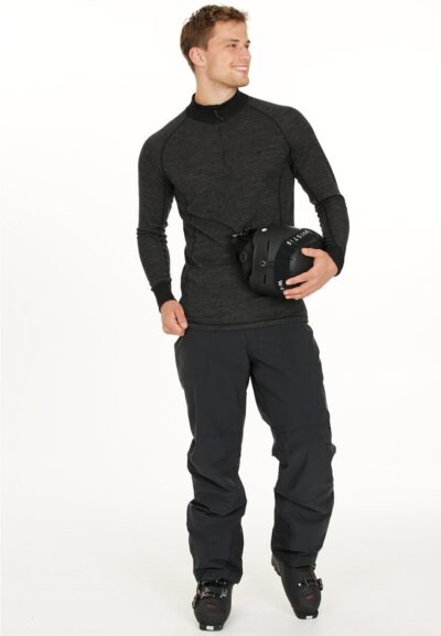 WHISTLER Bishop M Merino Wool Ski Pulli DARK GREY MELANGE – Bild 5