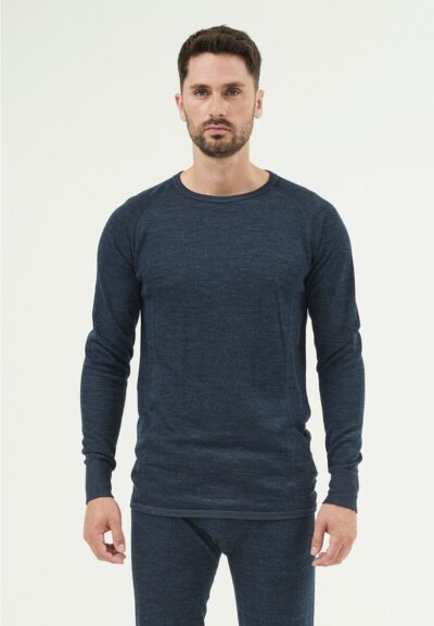 WHISTLER Bradley M Merino Wool Baselayer Top NAVY BLAZER – Bild 3