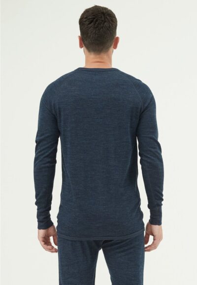 WHISTLER Bradley M Merino Wool Baselayer Top NAVY BLAZER – Bild 4
