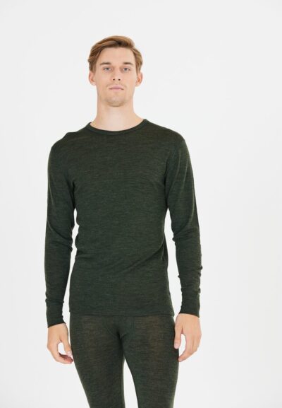 WHISTLER Cerro M Merino Wool Baselayer Tee DEEP FOREST – Bild 3