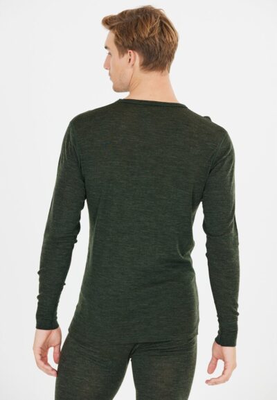 WHISTLER Cerro M Merino Wool Baselayer Tee DEEP FOREST – Bild 4