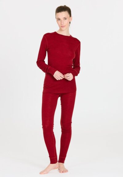 WHISTLER Cerro W Merino Wool Baselayer Pants SUN-DRIED TOMATO – Bild 5