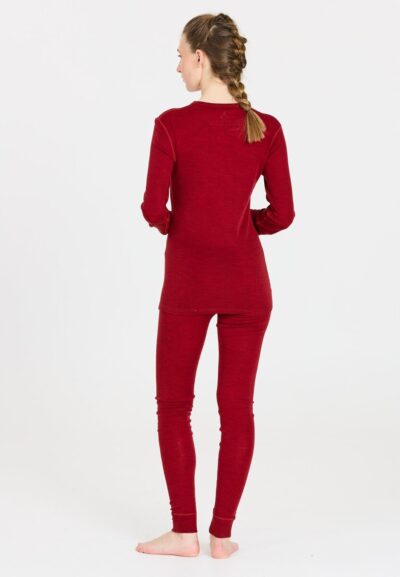 WHISTLER Cerro W Merino Wool Baselayer Pants SUN-DRIED TOMATO – Bild 6