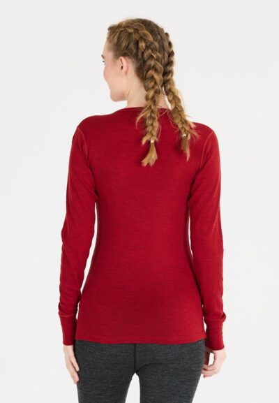 WHISTLER Cerro W Merino Wool Baselayer Top SUN-DRIED TOMATO – Bild 4