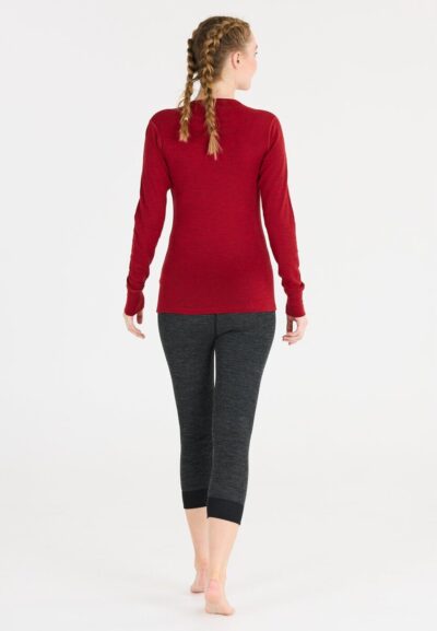 WHISTLER Cerro W Merino Wool Baselayer Top SUN-DRIED TOMATO – Bild 6