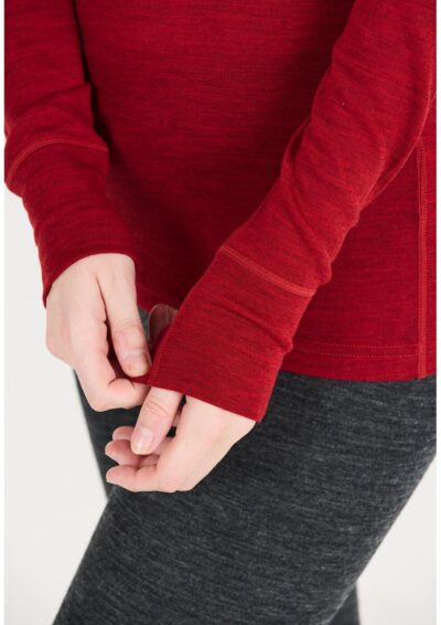 WHISTLER Cerro W Merino Wool Baselayer Top SUN-DRIED TOMATO – Bild 8