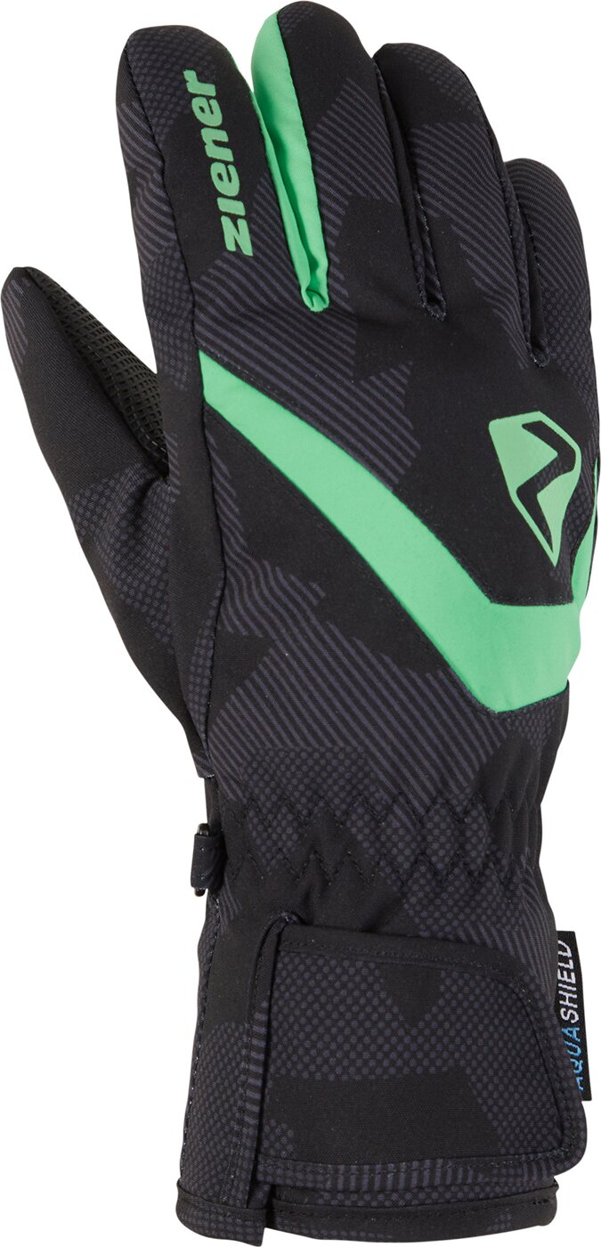 ZIENER LORIKO-Z AS® glove junior unisex GRAY INK CAMO – Bild 2